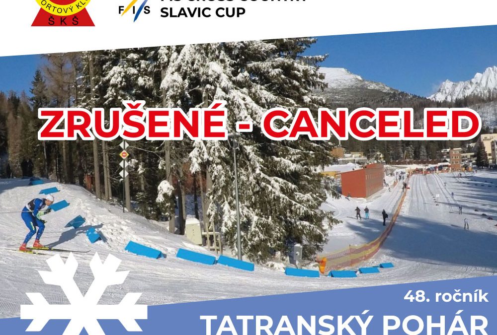 Tatranský pohár v behu na lyžiach 18-19 december 2021 – zrušené / canceled