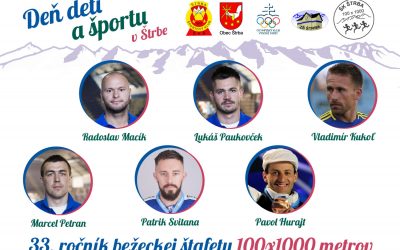 Pozvánka do Štrby na Deň detí a športu, 33. ročník štafety 100×1000 metrov a autogramiádu so športovými osobnosťami